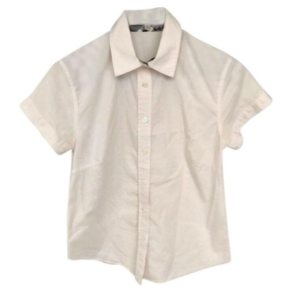 Burberry Tops - Burberry London White Plaid Button Down Shirt